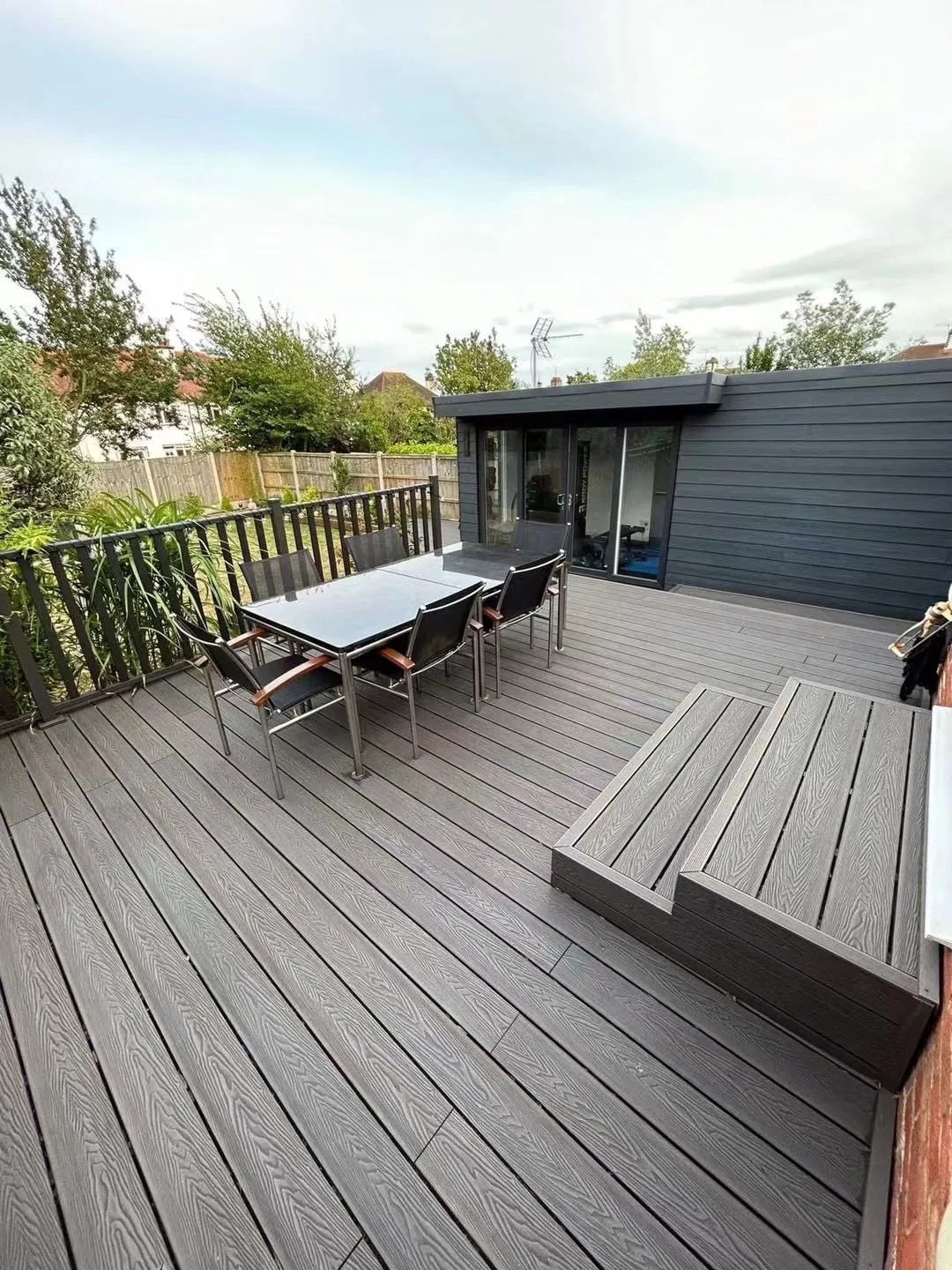 Водостойкая WPC панель 3D с тиснением для сада и улицы