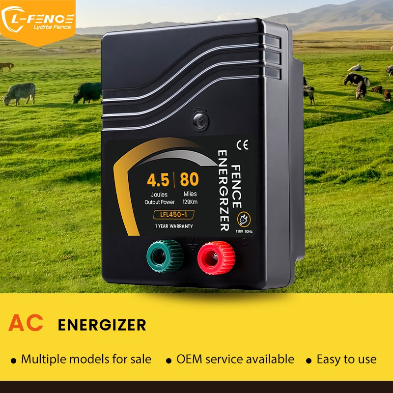 80 Miles Farm Electric Fence Charger