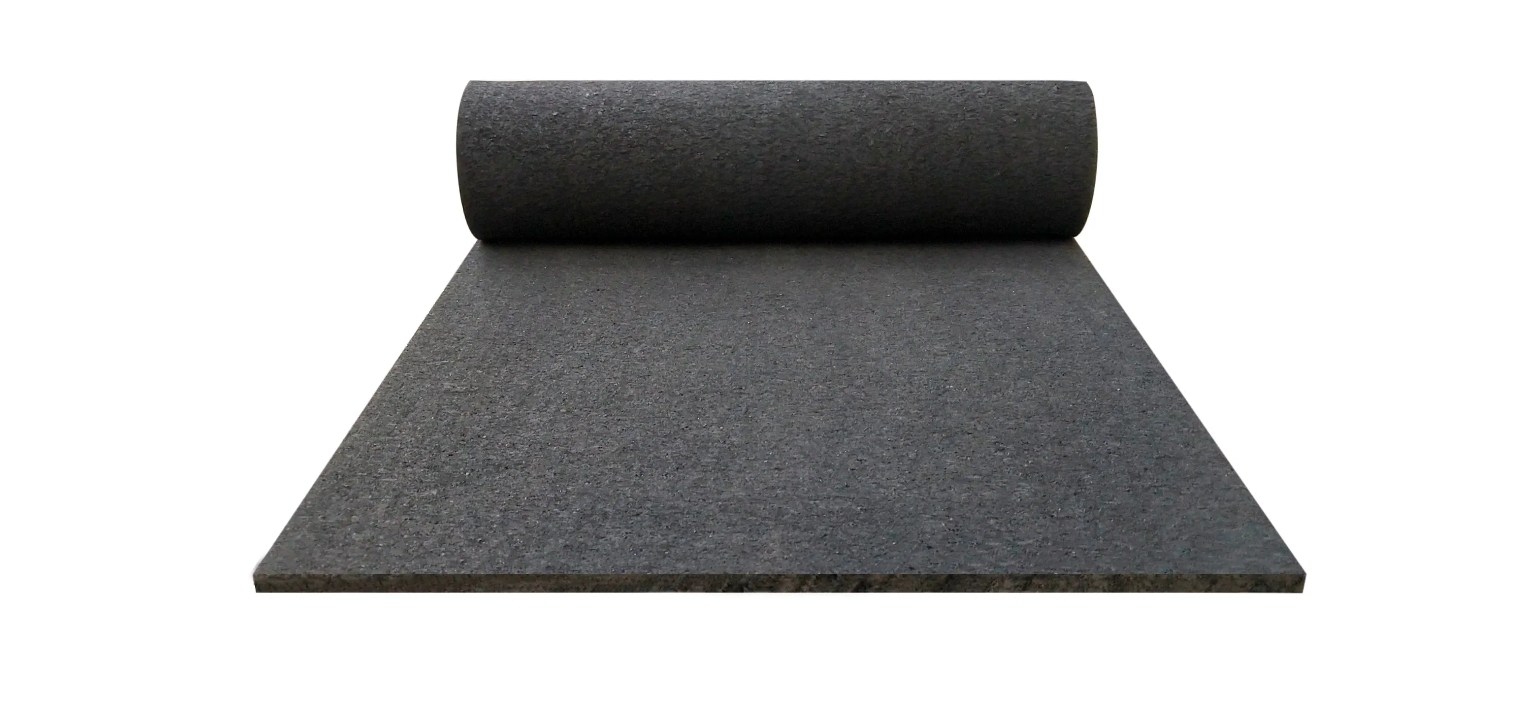 Factory Wholesale Anti-Noising Rubber Carpet Sound Insulation Roll Black SBR Soundproof Underlay Rubber Roll