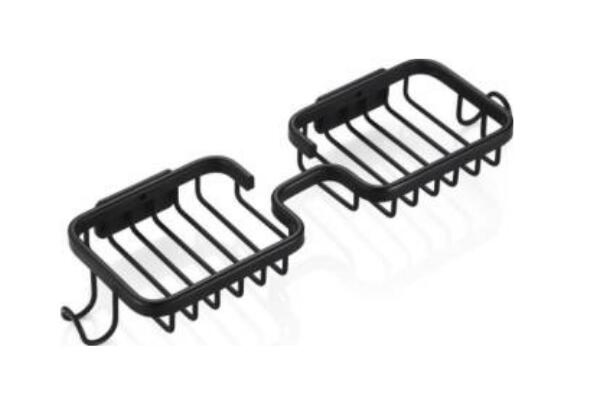 Алюминиевая мыльница с крючком для ванной