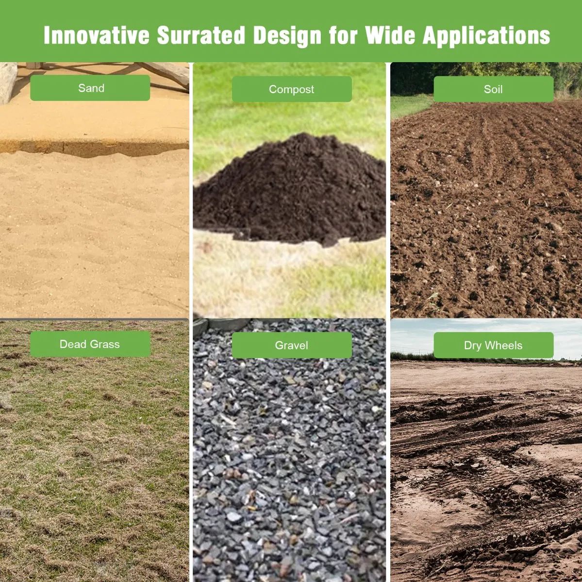 Lawn Leveling Rake with Tines with Adjustable Long Handle Heavy Duty Leveling Rake Lawn Garden Tool