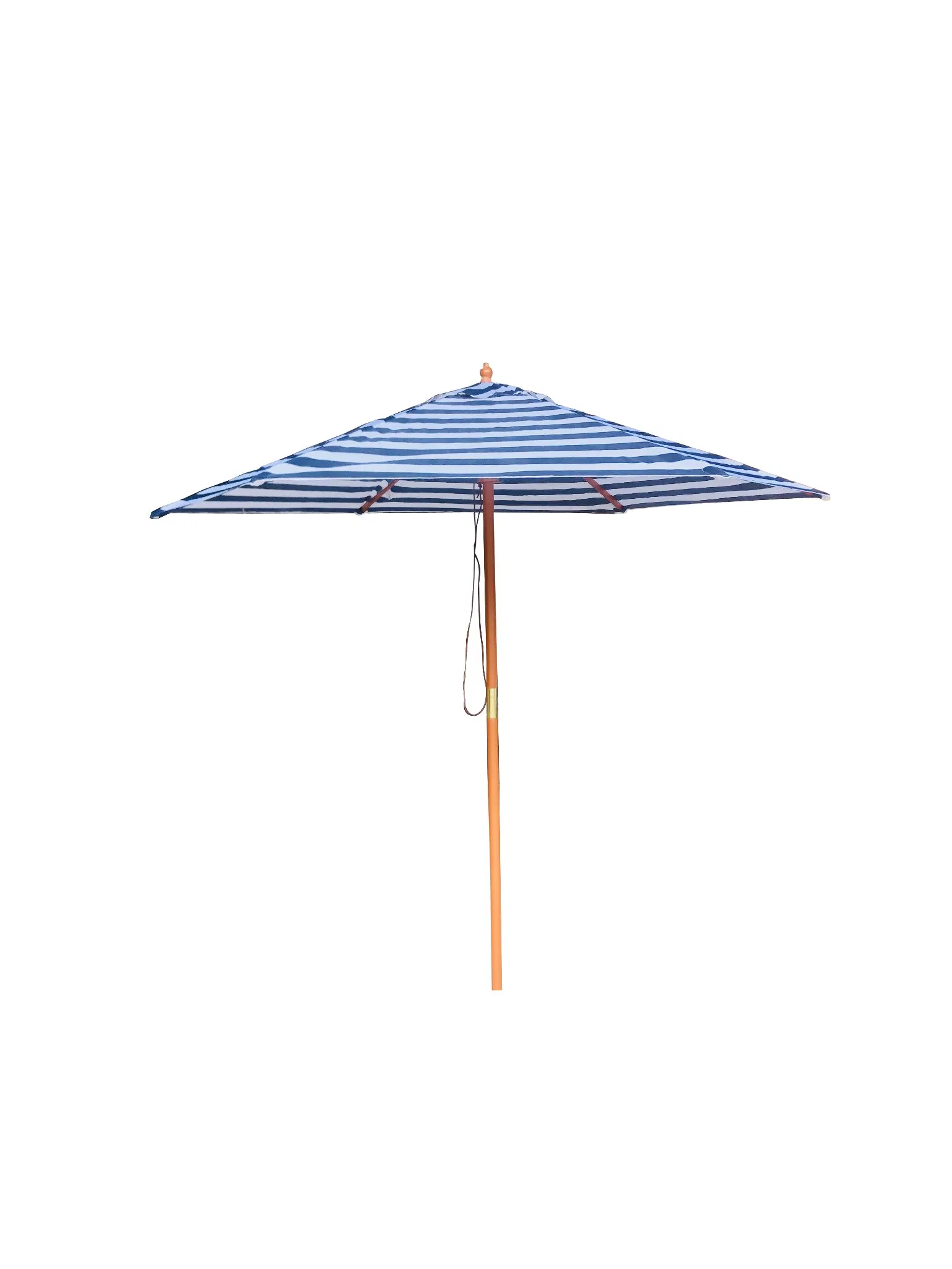Wooden Parasol Umbrella for Sun Protect and Water Repellent Dia. 2.5m, Stripe Cover