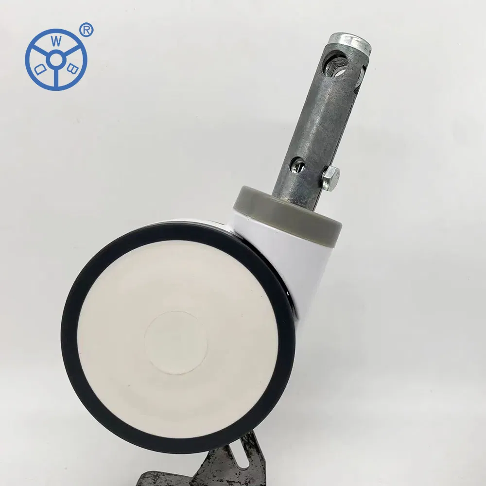 Wbd 130mm Environmental Protection PU Material, Medical Caster for Hospital Beds Medical Equipment Trolleys