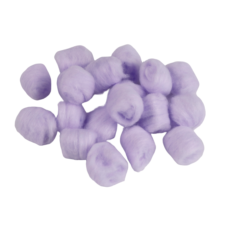 Colored Premium Absorbent Cotton Balls for Makeup Remover, Nail Polish