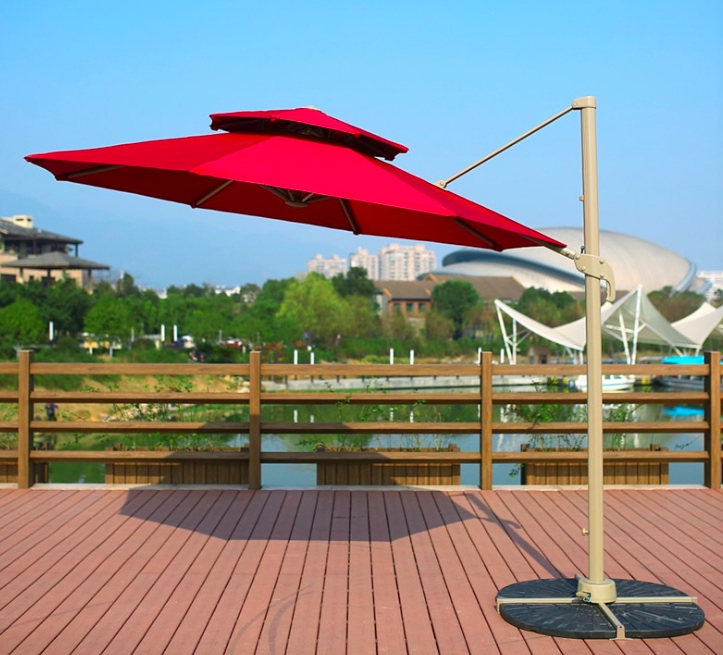 Пляжный зонт с алюминиевой стойкой 2.5м для рекламы