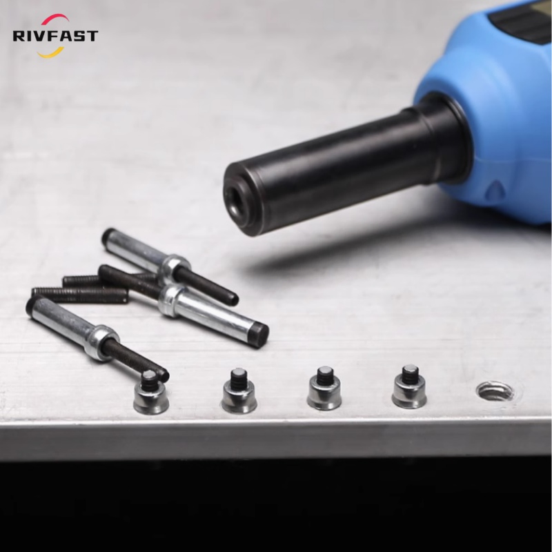 Brushless Motor Battery Powered Rivet Gun, Electric Bom Riveter for Solar Mounting, Come with 4.0ah Long-Lasting Battery