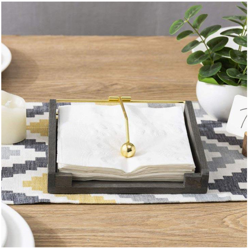 Holder Wooden Napkin Holder Paper Tissue Box Wooden Tissue Holder