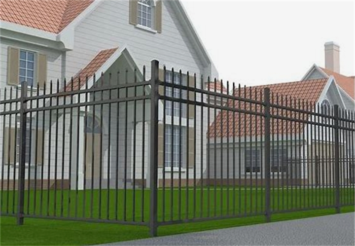 Metal Powder Coated Steel Garden Fence