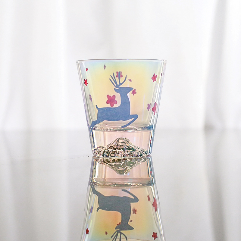 Кружка с сакурой и горой Фудзи, 280 мл, розовая