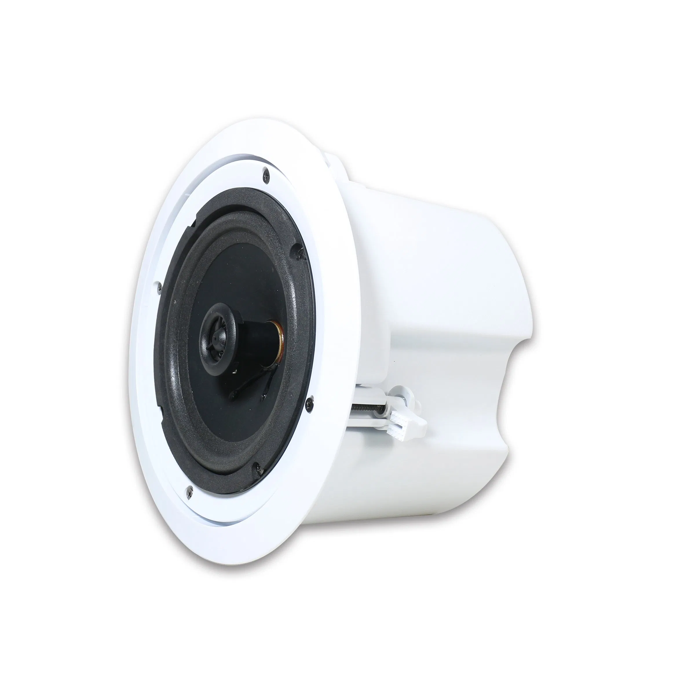 8-Inch WiFi &amp; Bt Multi-Room Audio System 2X60W ABS Coaxial Wireless Active Ceiling Speakers in Pair Controlled by APP