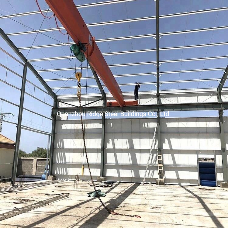 Well Designed Anti-Seismic Cheap Ready-Made Fabrication New Technology Steel Structure Workshop for Sale