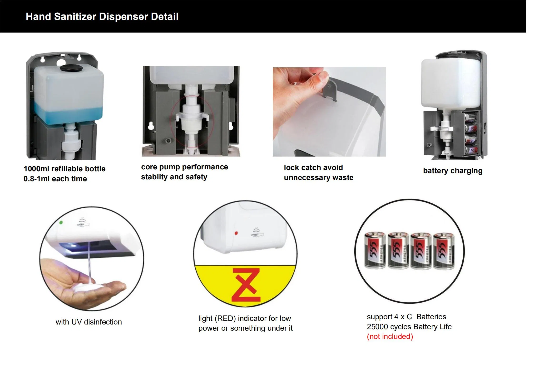 Non-Touch Stand for Hand Sanitizer 10