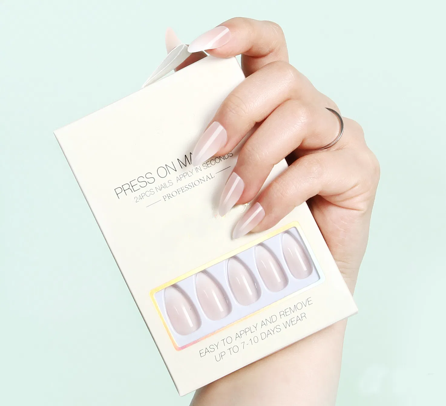 Wholesale Cured Gel Nail Strips, Real Nail Art Stickers, Long Lasting & Waterproof for Women