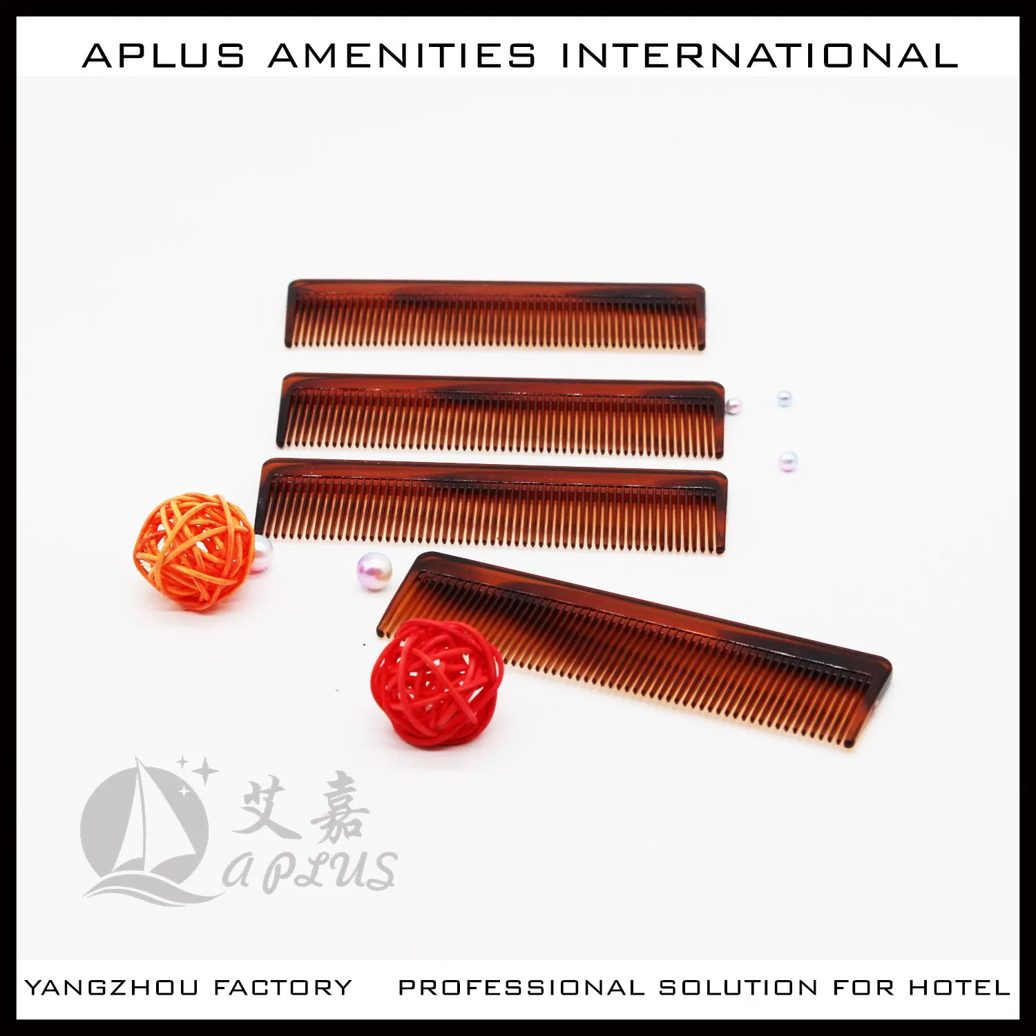Comb Straw Comb Hot Sale Colorful Plastic Wide Tooth Custom Plastic Comb 07