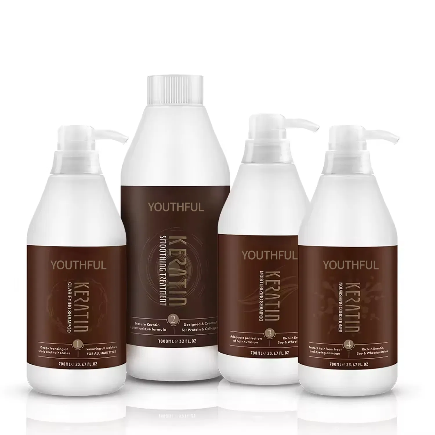Organic Hair Care Keratin Hair Treatment Straightening Hair Protein Treatment Cream
