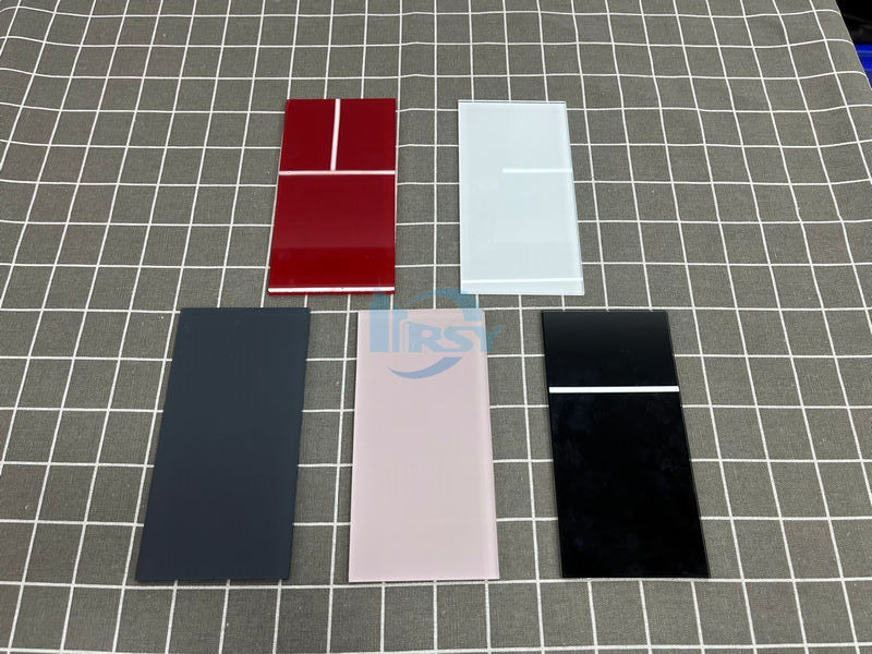 Different Colors Red/Black/White/Pink/Green/Blue Paint Glass for Decoration Glass