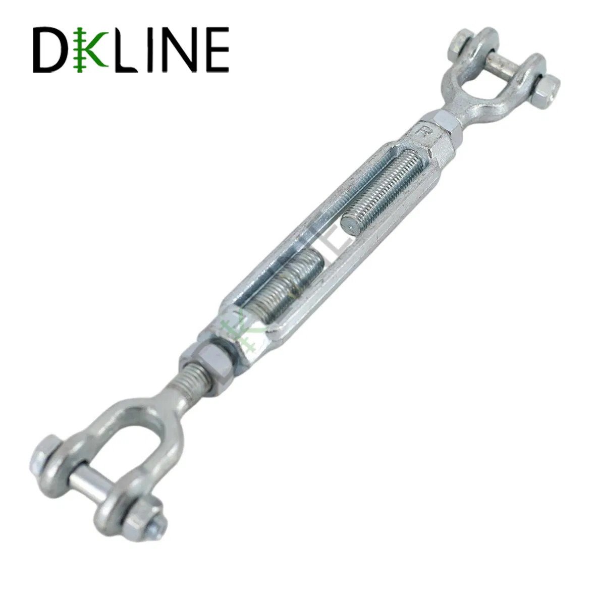 Forged Turnbuckle Galvanized Uu Type Rigging Screws Steel Jaw Jaw Turnbuckle Tensor with Locking Nuts