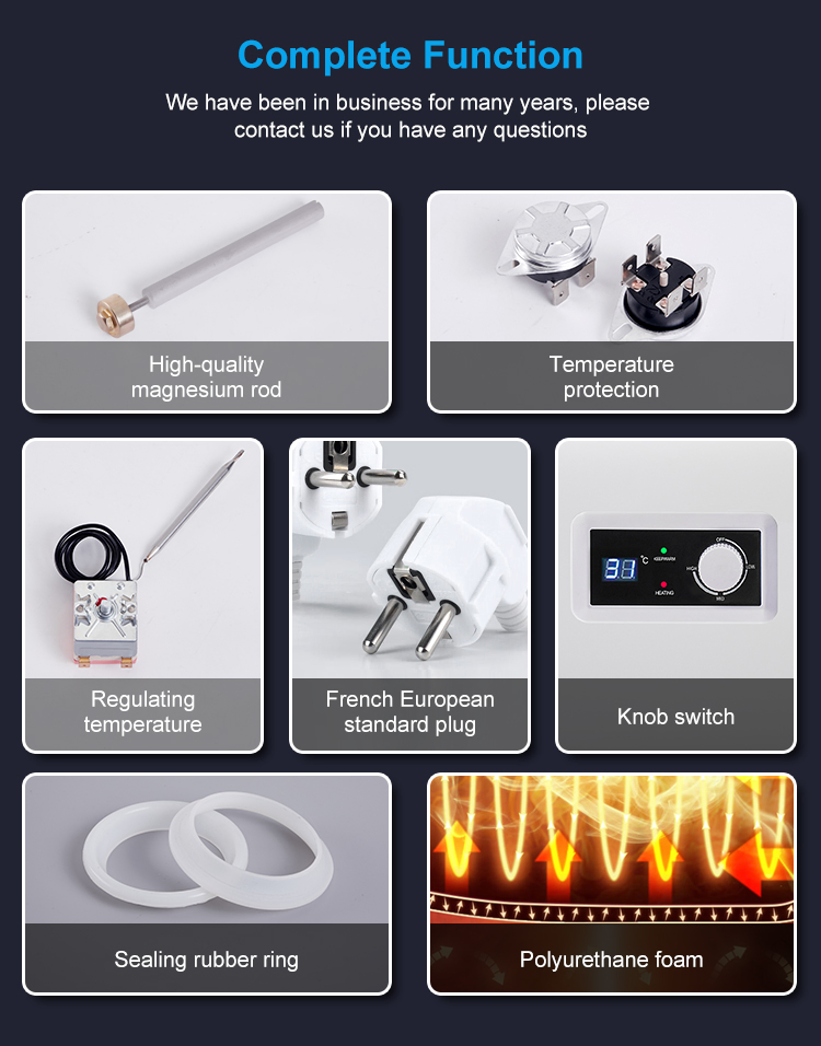 Водонагреватель 30л с цифровым дисплеем, горизонтальный