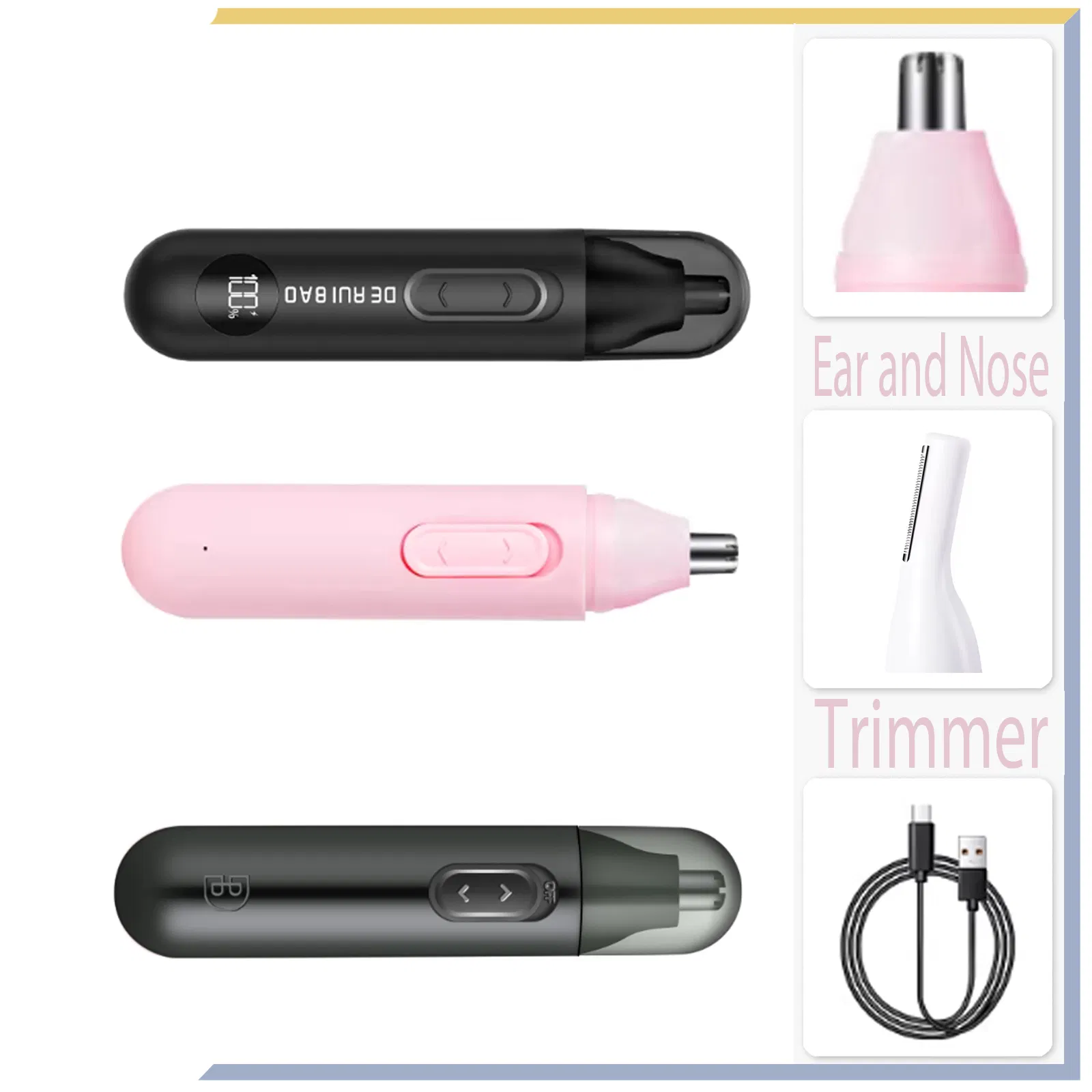 Irritation-Free Smooth Shave Result Ear and Nose Trimmer