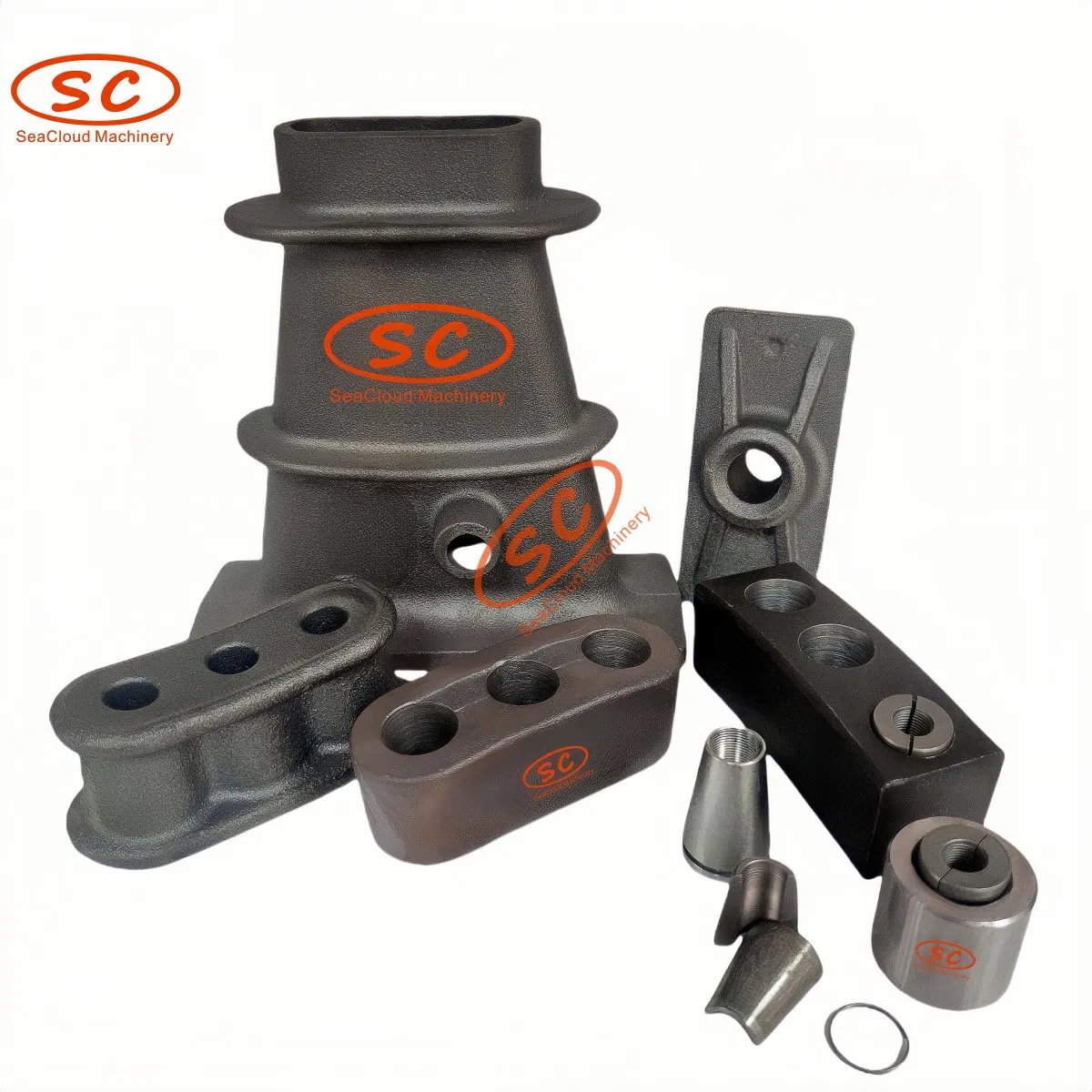 Construction Prestressed Steel Reinforcement Post-Tensioned Flat Arc Anchorage Wedge System