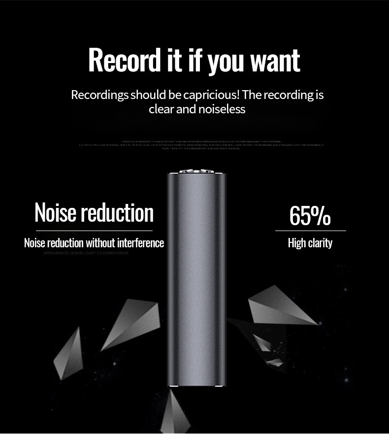 Профессиональный портативный диктофон для конференций и интервью