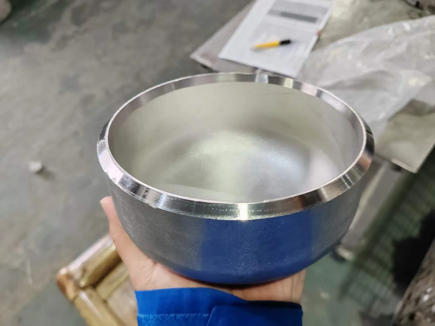 Stainless Steel Eleptical Cap 108 X 3mm DIN 28011 X2crnimo17-12-2 1.4404