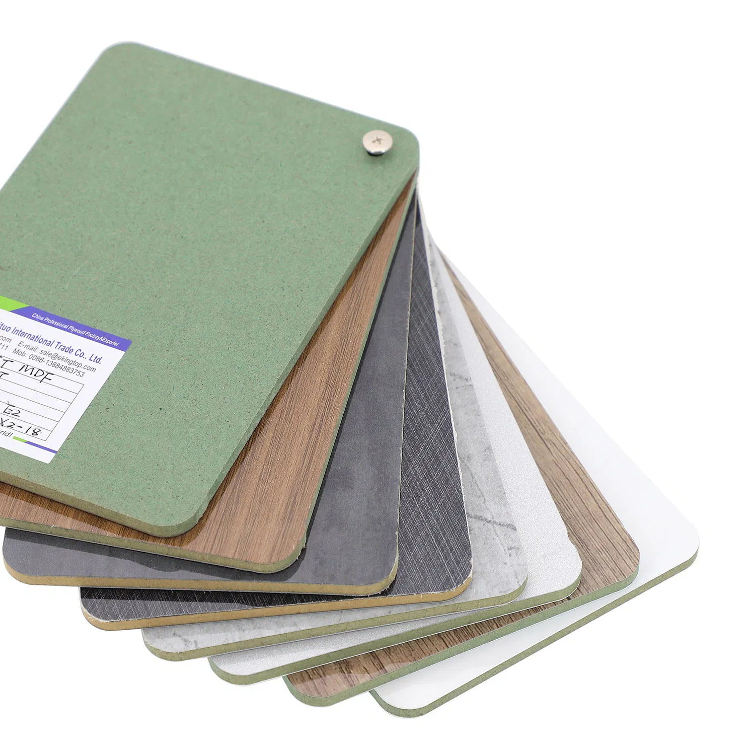 Melamine Paper Laminated MDF 3-18mm, E1, E2 Glue