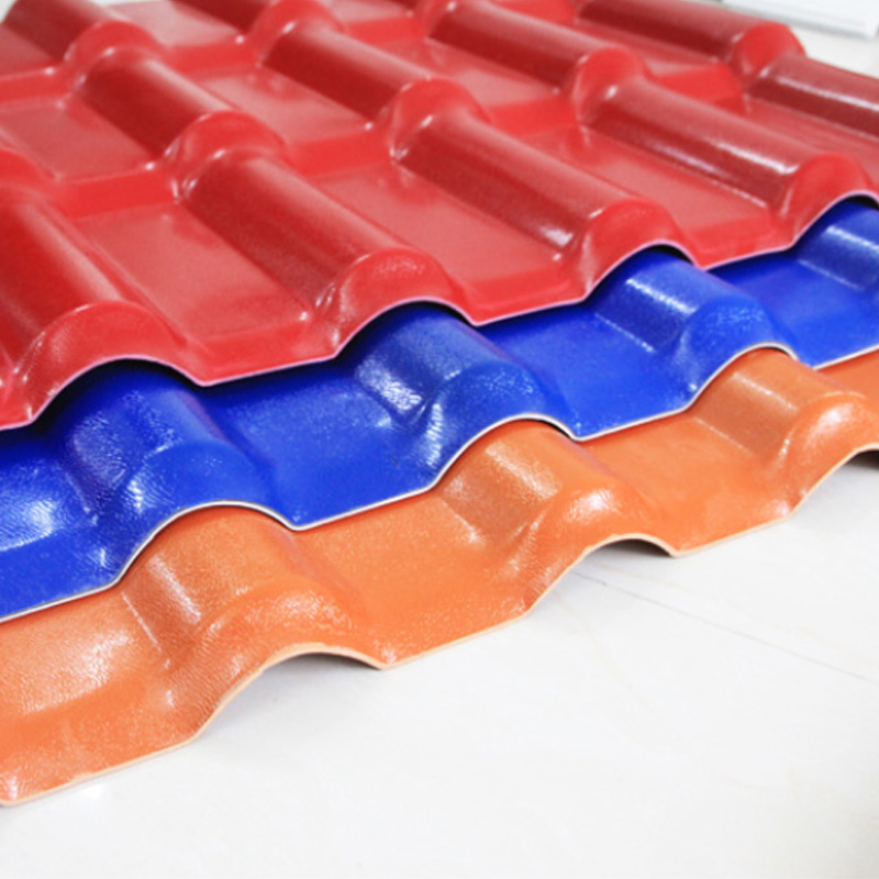 Synthetic Resin Plastic Roof Tile for Prefab House Roofing Tile
