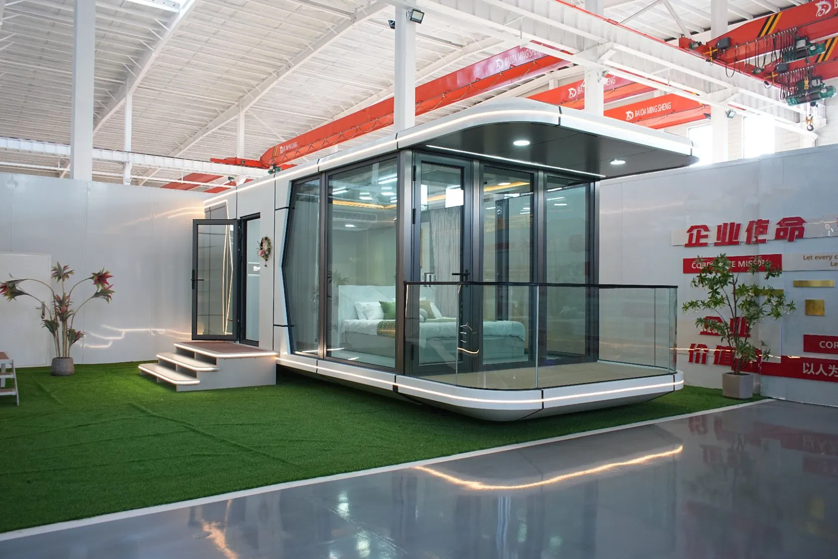Modular Modern Prefabricated Outdoor Portable Mobile Vessel Space Capsule Hotel Container House Customize Tiny Homes Outdoor Prefab House Luxury Space Capsule