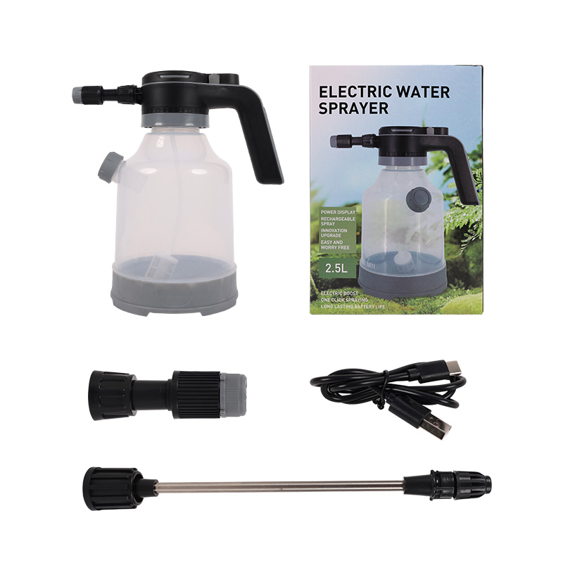 Электрический опрыскиватель 2.5 л USB, садовый распылитель