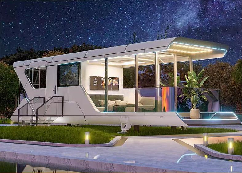 No Installation Required Space Capsule Prefab Modular House Collapsible Container House Price