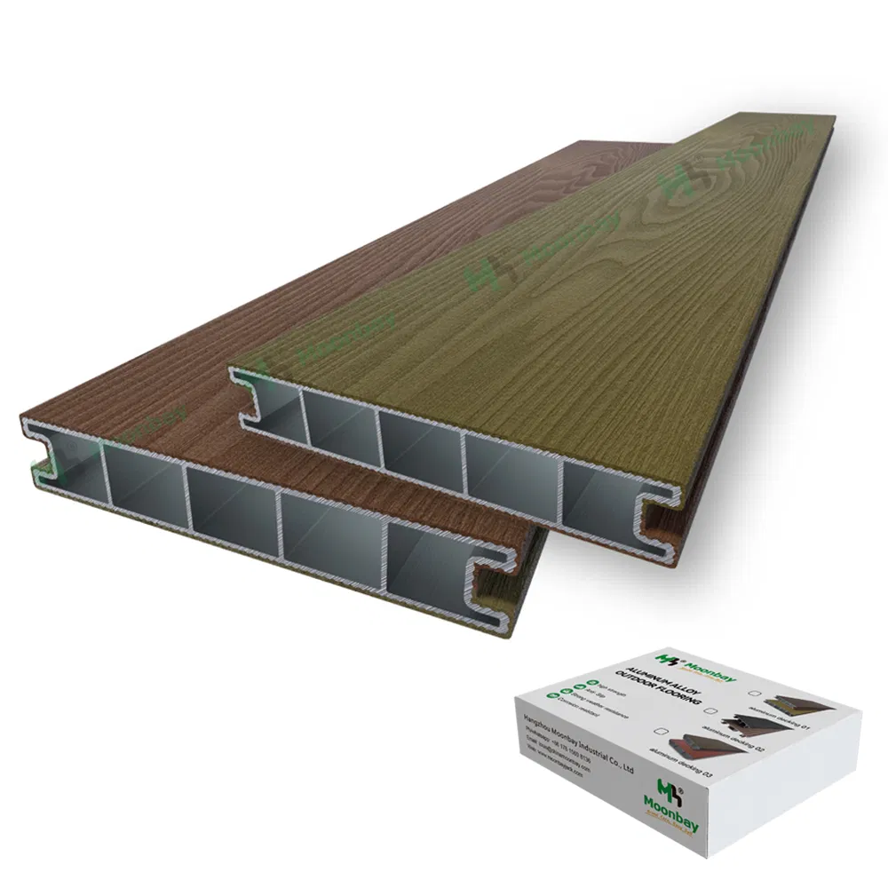 Low Maintenance Anti-Slip Anti-Corrosion and Anti-Aging Composite Aluminum Flooring