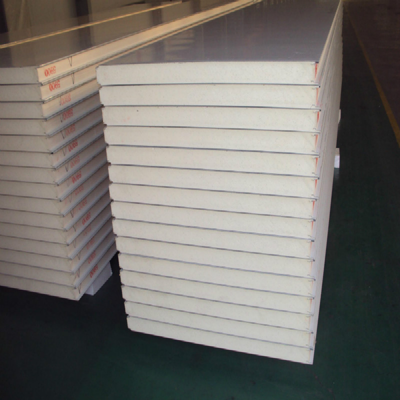 Insulated Prefab Stainless Steel Panels Sandwich Construction Exterior Wall Structural EPS Sandwich Ceiling Panel for Wall and Roof