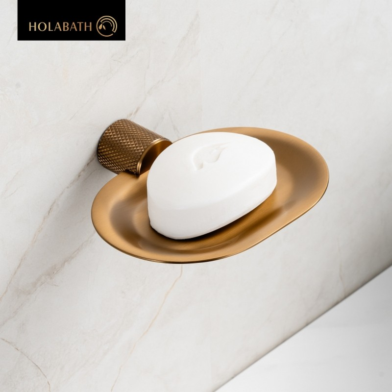 Wall Mounted Holder Soap Drain Dish Punch-Free Bathroom Soap Storage Rack