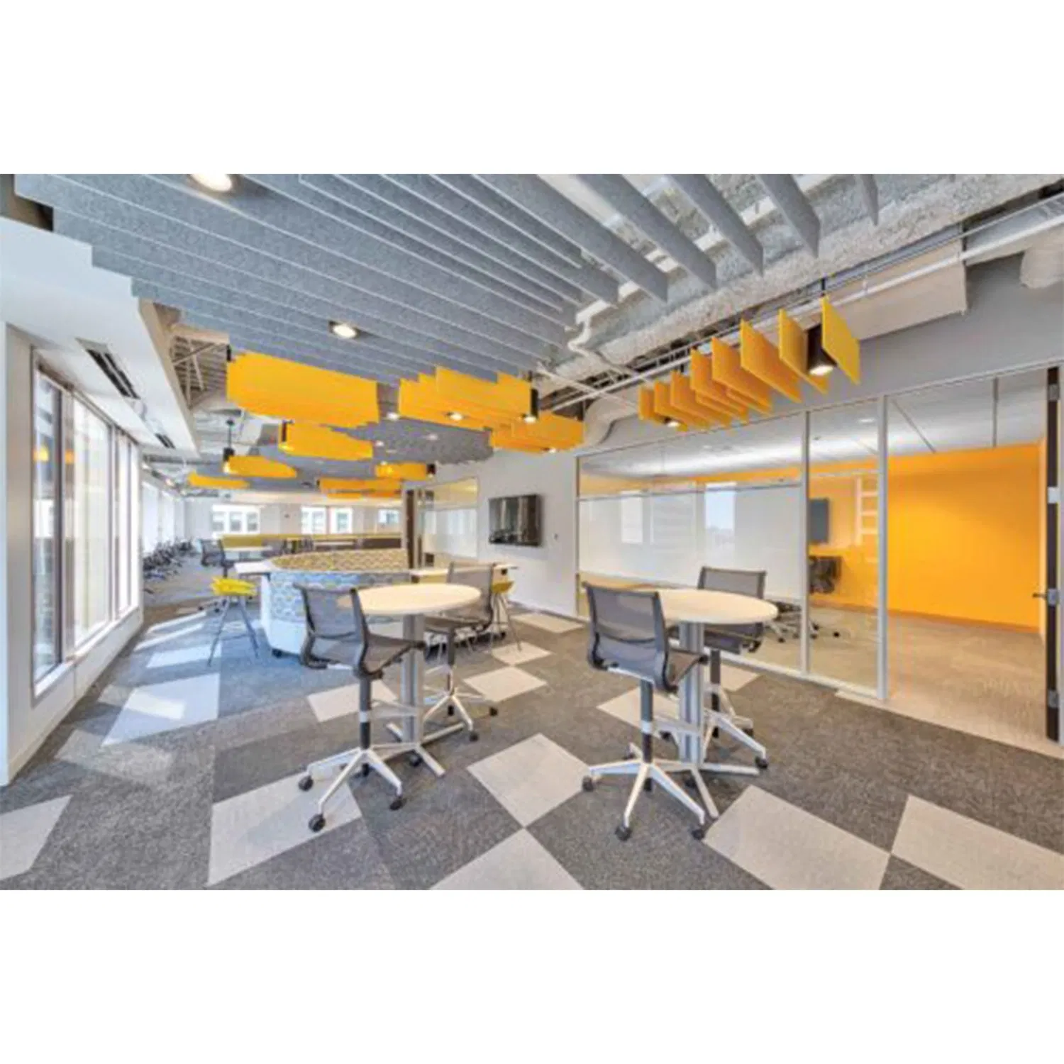 Pet Wall Polyester Fiber Acoustic Panel Ceiling Tile Soundproofing Sound-Absorbing Board