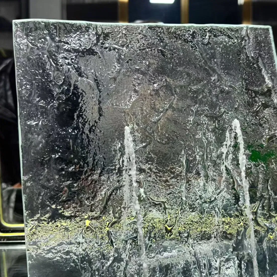 Fusing Decorative Glass Panels Hot Melting Cast Glass for Windows