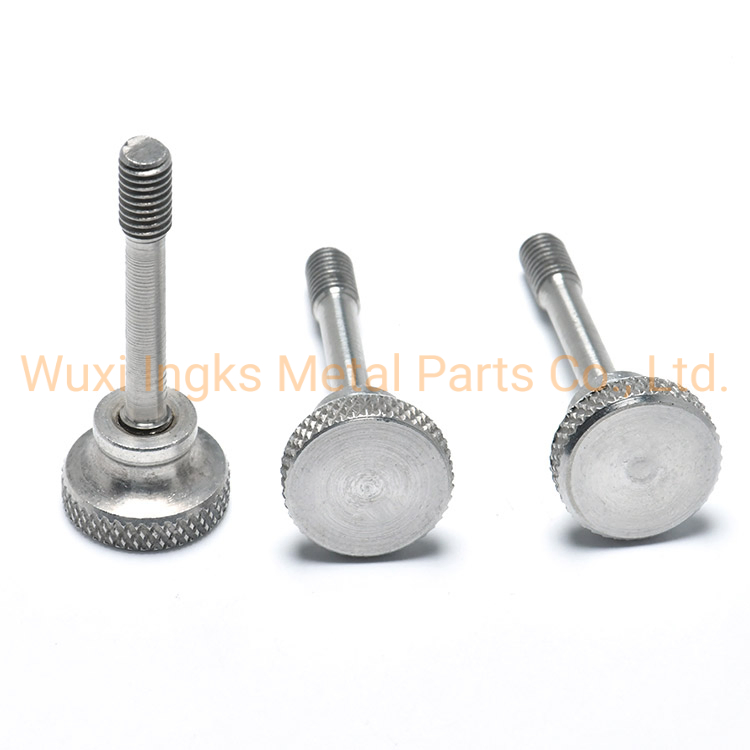 Diamond Knurled Low Cylinder Head with Shoulder Captive Screw