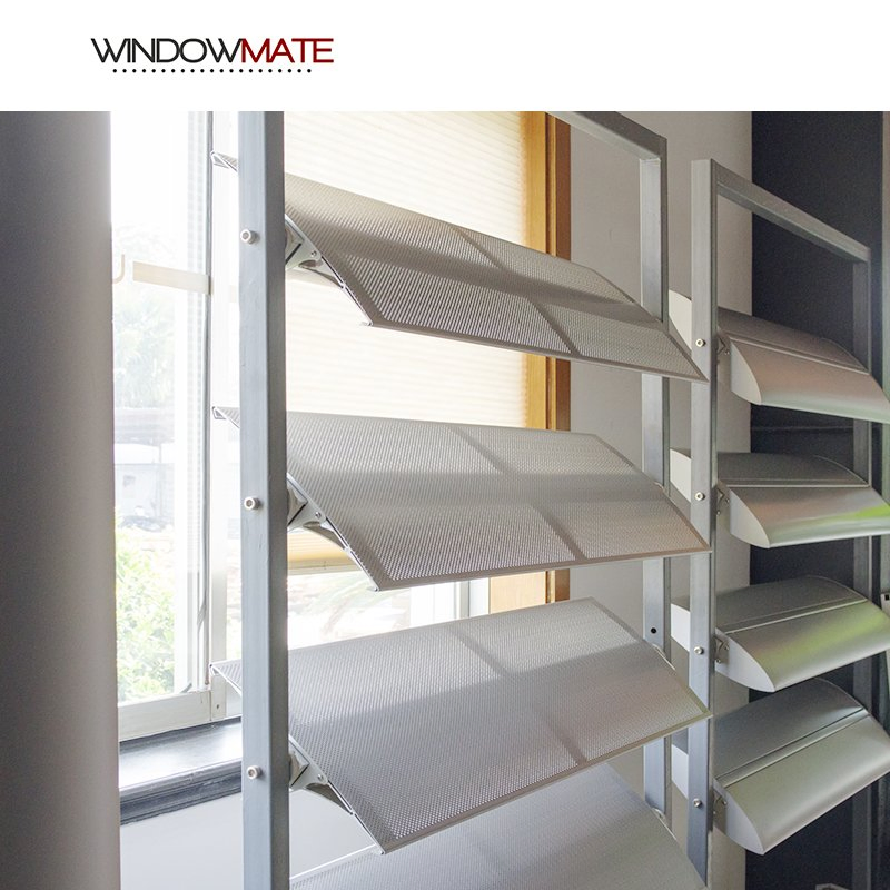 Louver Durable Outdoor Curtain Wall Facade Ventilation Decorative Sunshade Weatherproof Heatproof Lightweight Panel