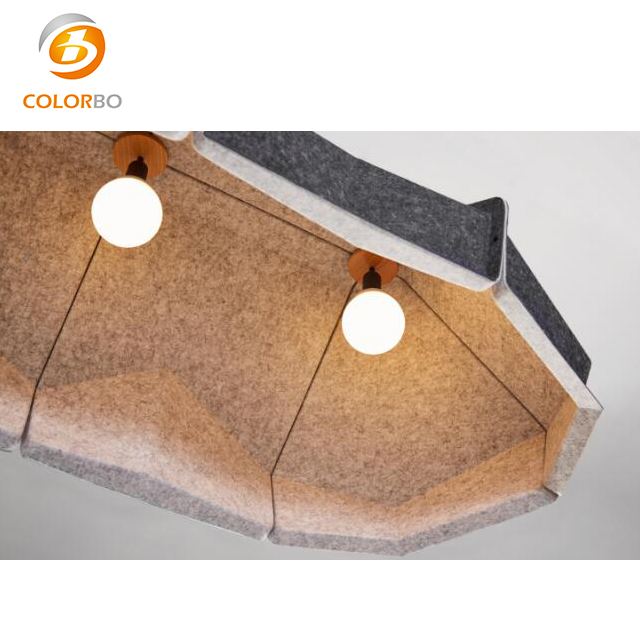 The Adornment of The Diamond Shape New Environmental Protection Material of Polyester Fiber Lampshade