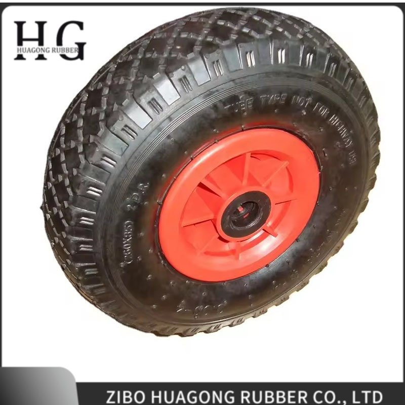 16 Inch Wheelbarrow Wheel with Steel Rim 4.00-8 pneumatic Wheel