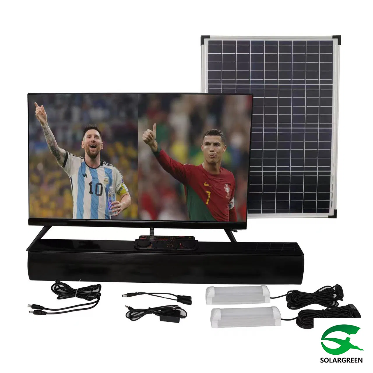 Manufacture Solar TV 17" 19" 22" 32" Inch LED TV Full HD 1080P Smart Television