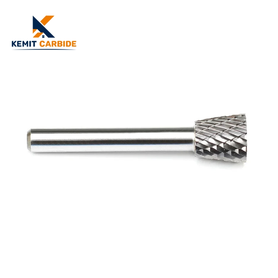 Cemented Cutting Tools Inverted Cone Sn Rotary Files Tungsten Carbide Burrs
