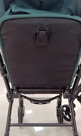 Black Frame, Fabric: 600d Chain Jacquard, Waterproof One Key Gravity Folding Aluminum Baby Stroller