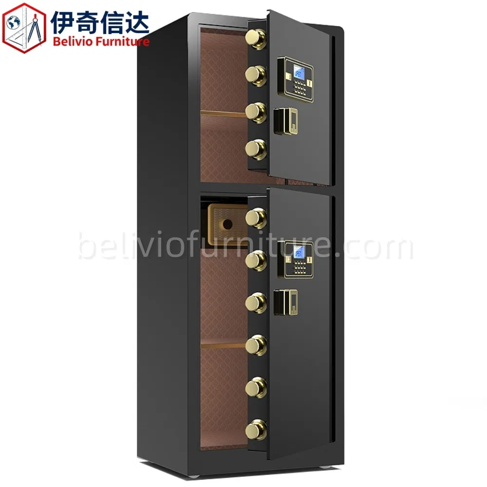 Wholesale New Design Safe Cabinet Steel Double-Layer Metal Storage Cabinet Steel Locker Safe Lockers