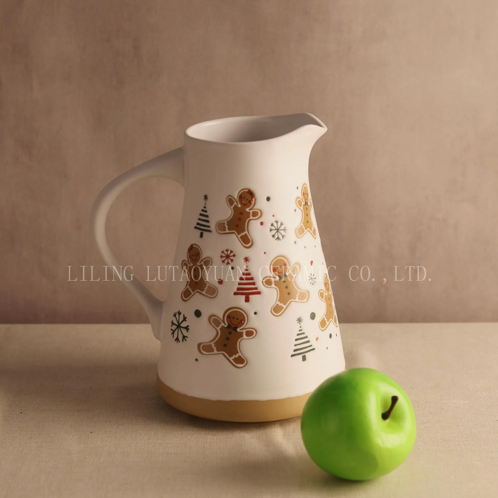 Source Factory Custom Christmas Ceramic Porcelain Tableware, Dinnerware, Christmas Design Promotion Gifts