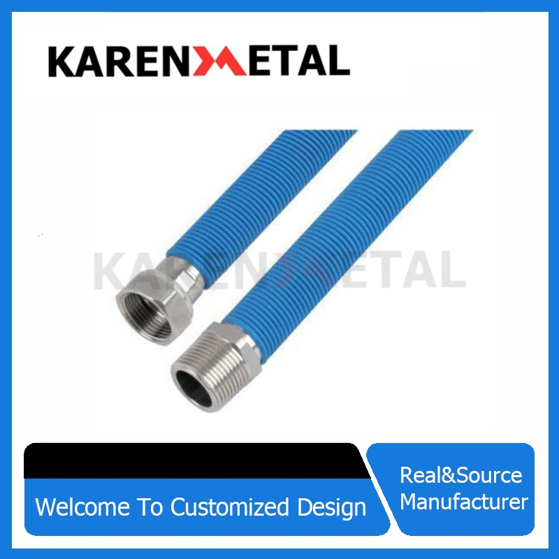 High-Pressure Flexible Stainless Steel Gas Hose for Safety