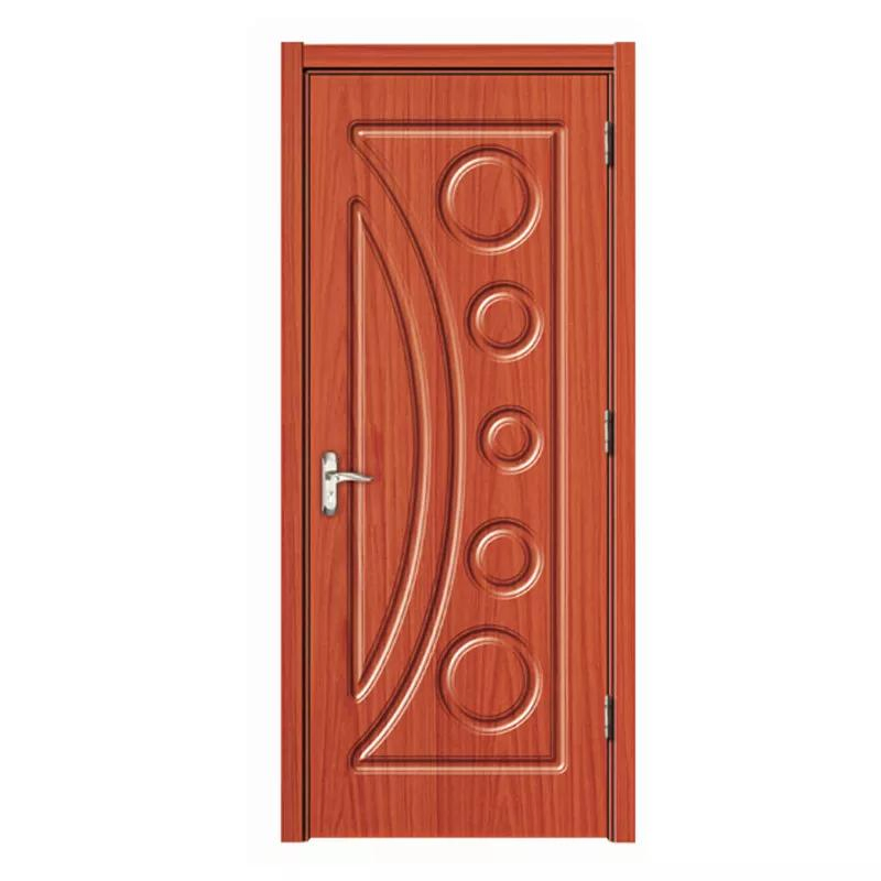 Residential Apartment Wooden Door Noiseproof Hotel Timber Door with Painting Veneer Surface