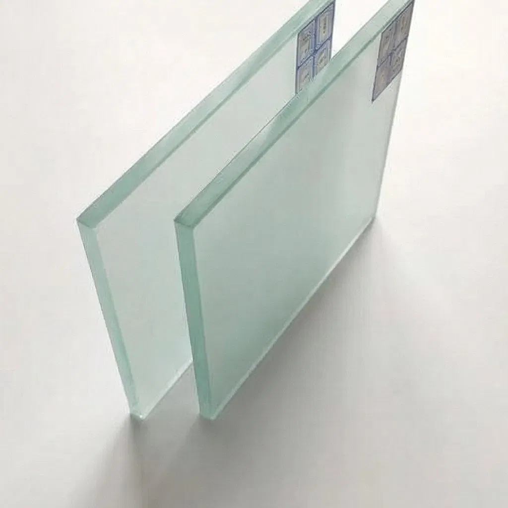 4-19mm Customized Acid Etched Satin Frosted Art Glass for Bathrooms