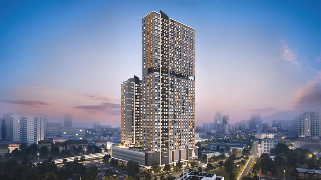 Aluminium Double Glass Thermal Break Top-Hung Sliding Door