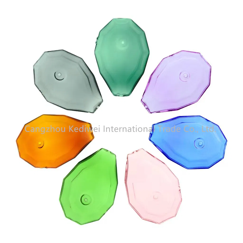 Borosilicate Gemstone Shaped Glass Hand Pipe Smoking Pipe Oil Burner Factory Customize